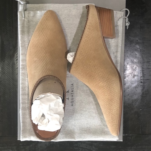 NWB Aquatalia suede mule - Picture 2 of 7